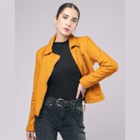 Manteau pour femme de haute qualité, style mode, nouveau modèle, veste de motard décontractée, fermeture éclair, manteaux pour femmes, veste en cuir pour femmes