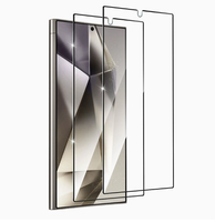 [Pack 3+2] Protection d'écran et de lentille en verre HD anti-rayures 9H compatible avec l'empreinte digitale ultrasonique pour Samsung S26 Ultra S25 S24