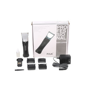 लोक एफ 5 ए अनुकूलित काले पुरुष बाल क्लिपर लोहे के प्लास्टिक हटाने योग्य ब्लेड पर्यावरण के अनुकूल पालतू क्लिपर का रो प्रमाणित 1200 माया - Product Image 5