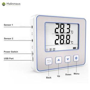 의학 및 실험실 사용 온도 기록병 온도계 약제 냉장고 <span class=keywords><strong>Datalogger</strong></span> - Product Image 1