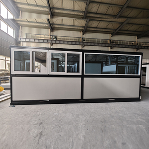 Casa contenedor plegable fácil de construir para hoteles, casas, oficinas, material duradero de panel sándwich para uso en centros comerciales - Product Image 4