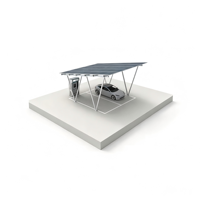 Kit de panneaux solaires pour carport, système de toit solaire pour carport, batterie au lithium solaire, système de stockage d'énergie domestique, structure de carport solaire