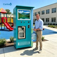 Distributeur d'eau 24h/24 au design élégant, approvisionnement direct d'usine, distributeur d'eau pour usage scolaire