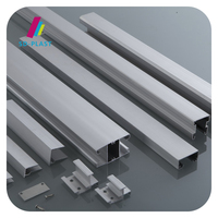 SUN-DECOR Profilé en aluminium industriel Extrusion en forme de U avec service de coupe pour bande lumineuse LED T3-T8 trempe 1-2mm d'épaisseur