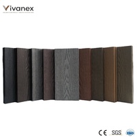 Tarima de WPC Vivanex con Aspecto de Madera Gris, Impermeable, Ecológica, Antideslizante, Libre de Mantenimiento, para Exteriores, Jardines y Terrazas