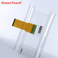 GreenTouch Feuille tactile de 15 pouces Solution tactile capacitive durable et réactive pour les écrans interactifs