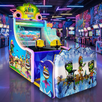Machine de jeu vidéo d'arcade populaire PlayFun avec tir à l'eau pour enfants, thème Zombie, avec système de récompense par tickets