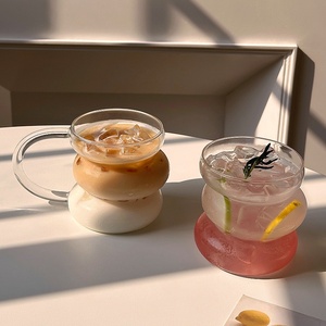 Vaso Moderno de Vidrio de Borosilicato Alto, Taza de Café Transparente Resistente al Calor, Apto para Lavavajillas, Gran Capacidad de 430 ml, Bebida Más Vendida - Product Image 6
