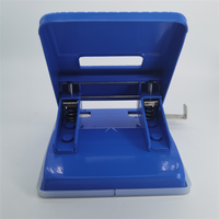 Perforateur personnalisé en métal noir et bleu 2 3 4 6 trous pour le papier en stock catégorie de produit perforateurs