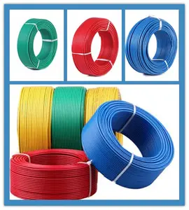 Bv Factory Direct Sale Electric Cable 450v Bv Rvv Pvc Insulation Copper TW THW WIRE H07V-U WIRE