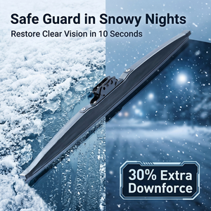 Spazzole tergicristallo YKWB di alta qualità, resistenti al freddo, antigelo, in gomma naturale, <span class=keywords><strong>senza</strong></span> telaio, silenziose e con funzionamento fluido, certificate IATF16949. - Product Image 3