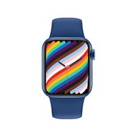 Montre connectée GS9 Mini avec moniteur de fréquence cardiaque et d'oxygène sanguin, étanche, Android, écran OLED NFC de 1,7 pouce, GPS