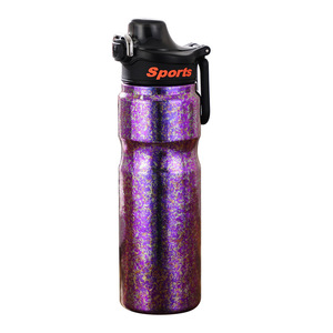 Bouteille d'eau sportive en titane pur 650 ml, intérieur et extérieur en titane pur, bouchon rabattable, bouteille à boire portable en titane pour l'extérieur - Product Image 6
