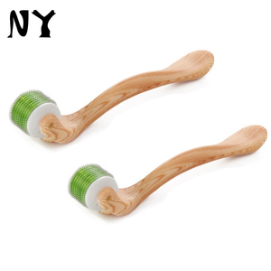 Nuevo y Novedoso Rodillo Dérmico de Microagujas con Textura de Madera <span class=keywords><strong>para</strong></span> el Crecimiento del Cabello en Hombres - Product Image 1