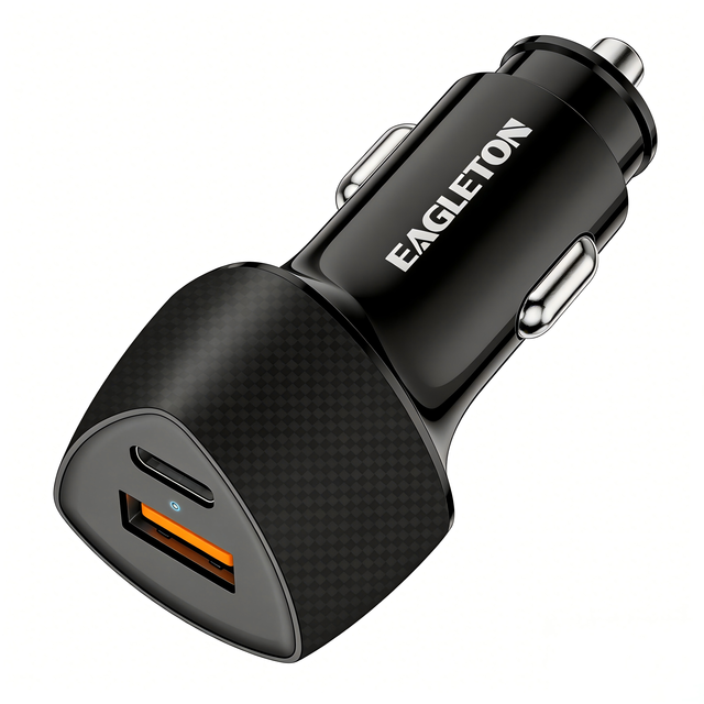 Factory Price QC3.0 PD 30W Dual Port Eco-Friendly Fast Charging Car Charger for Mobile Phone & Earphone