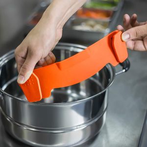 Colino da cucina in Silicone per tutti gli usi con filtro a Clip cesto in acciaio inox per pentole cibo Pasta verdure a base di carne frutta - Product Image 5