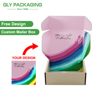 Maßgefertigte Rosa Recycelbare Starre Versandbox mit Prägung & Matt-Laminierung Schaumstoffeinlage für Kleidung & Pelz-Geschenkverpackung