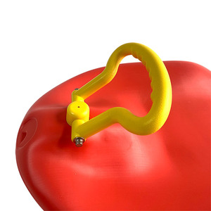 Children <b>Sled</b> Red Plastic 64cmx48cmx4.5cm Durable Winter <b>Snow</b> Toy For Kids Outdoor Play - Product Image 2