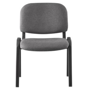 Hoogwaardige Metalen Buis Frame Profiel Kantoorbezoekers Wachtkamer Zonder Wielen <span class=keywords><strong>Reporter</strong></span> Stoel Met Plastic Rugleuning - Product Image 4