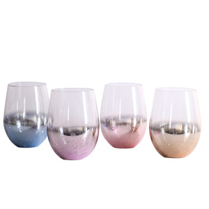 TikTok ha consigliato un bicchiere di cristallo trasparente per uova di vetro per uso domestico bicchiere di cielo stellato per il bicchiere di vino rosso di San Valentino - Product Image 1