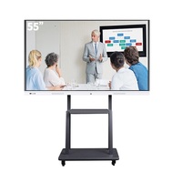 Vente directe d'usine Weier Tableau blanc interactif intelligent à écran plat multi-touch de 98 pouces pour l'enseignement et les réunions