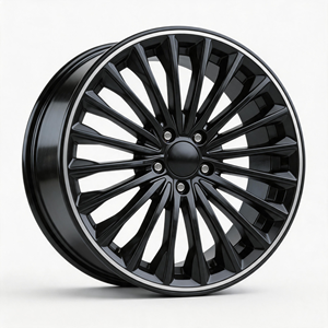 LK Vente Flash <span class=keywords><strong>Jantes</strong></span> Forgées 17 Pouces 5x112 Noir Brillant Concaves Profondes Personnalisées pour <span class=keywords><strong>Mercedes</strong></span> <span class=keywords><strong>Classe</strong></span> C W205 Berline - Product Image 2