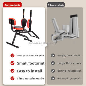 Machine d'Abduction Multifonctionnelle Compacte - Abducteur de Hanche et <span class=keywords><strong>Presse</strong></span> à Jambes pour la <span class=keywords><strong>Maison</strong></span>, Tonification des Fessiers et des Cuisses, Gain de Place - Product Image 4