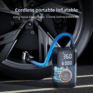 12V tự động sạc điện Mini kỹ thuật số không dây di động không dây lốp Inflator xe máy bơm không khí máy nén lốp inflators - Product Image 4