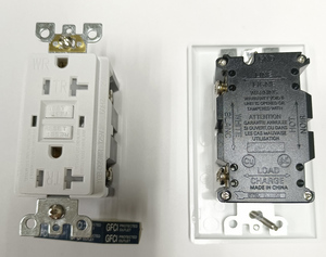 Toma de corriente GFCI de alta corriente, autocontrol, resistente a las manipulaciones, toma eléctrica WR para lavadora, refrigerador, uso Industrial - Product Image 3