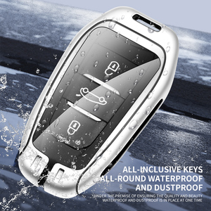 Étui de protection pour clé de voiture en alliage de zinc et cuir pour <span class=keywords><strong>DS</strong></span> 4S 5 3 <span class=keywords><strong>7</strong></span> <span class=keywords><strong>Crossback</strong></span> DS3 DS5 DS7, entrée sans clé, accessoires personnalisés avec logo - Product Image 5
