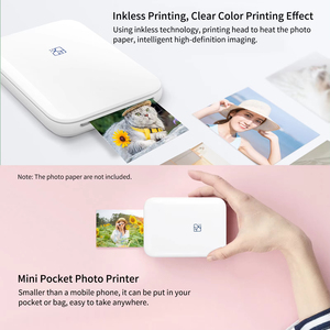 Mini imprimante <span class=keywords><strong>photo</strong></span> sans fil de poche 3 pouces Mini BT Imprimante <span class=keywords><strong>photo</strong></span> couleur portable Imprimantes et scanners Usb - Product Image 3