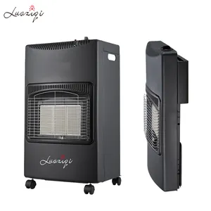 ที่มีคุณภาพดีก๊าซห้องเครื่องทำความร้อนมือถือใบรับรอง CE LPG เครื่องทำความร้อนก๊าซอินฟราเรดสำหรับบ้านสามเกียร์ความร้อน