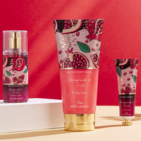 Ensemble de parfums luxueux pour femmes, gommage corporel, crème pour les mains, lotion pour femmes, vaporisateur fin en coffret cadeau, vente en gros de coffrets cadeaux 3 pièces