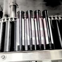 Machine d'étiquetage automatique électrique horizontale LOM pour tubes, ampoules, flacons et bouteilles coniques, 220V/110V, pour tubes à sang
