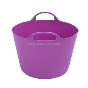 Garden Farm Horse Feed Water Heavy Duty Plastic Eco Friendly Flexible Bucket for Laundry