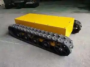 Customisable Rubber Tracked Chassis With 48V 1.5Kw Motor Length 1250Mm