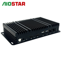 N100 4GB RAM 128GB SSD Mini PC Industri dengan Layar HDMI dan Ethernet untuk Layar Pusat Perbelanjaan