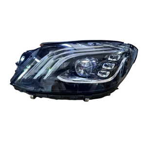 Lente de Faro Original para Mercedes-Benz Clase S W222 <span class=keywords><strong>2018</strong></span> 2019 2020, Faro Delantero S350 <span class=keywords><strong>Maybach</strong></span> S680 S63 65 V222 X222, Luz Geométrica - Product Image 1