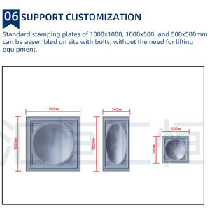 Tanque de Agua Caliente Aislado Personalizado de <span class=keywords><strong>10000</strong></span> Litros, <span class=keywords><strong>Cisterna</strong></span> Doméstica para Agua Potable, Bomba de Acero Inoxidable, Almacenamiento de Agua, 1 Año de Garantía - Product Image 3