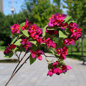 YOPIN-913 Gros <span class=keywords><strong>Arbre</strong></span> Fleur Artificielle Bougainvilliers <span class=keywords><strong>Fleurs</strong></span> Pour la Décoration Extérieure - Product Image 5