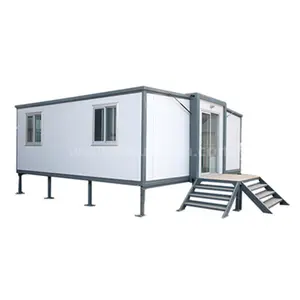 Foldable Modern Duplex Design And Simple Assemble Steel Frame Expandable Modular House