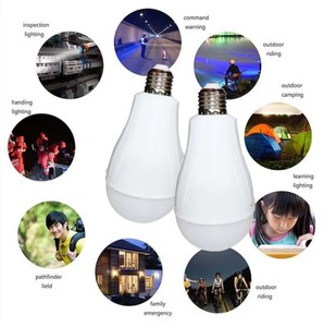 Ampoule LED d'urgence E27 de haute qualité, rechargeable <span class=keywords><strong>avec</strong></span> batterie au lithium AA pour une utilisation résidentielle en extérieur - Product Image 5