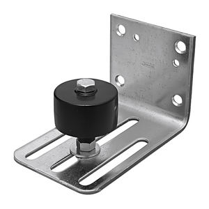 Rodillo de soporte de guía inferior cubierto de polvo negro de fábrica, Hardware de puerta de Granero, ferretería de alta resistencia, OEM - Product Image 2