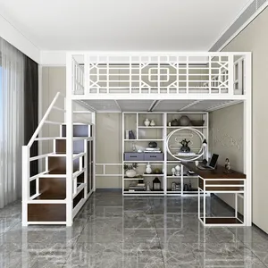 Lit superposé en métal moderne pour chambre à coucher, vente chaude, pour appartement/hôtel/<span class=keywords><strong>auberge</strong></span> - Product Image 4