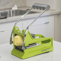 Nouveauté Smile Mom Hachoir à légumes manuel en plastique, coupe-oignons, éplucheur de pommes de terre, trancheuse à fruits de cuisine