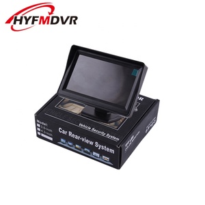 HYFMDVR 미니 4.3 인치 차량 버스 자동차 트럭 택시 트레일러 컬러 LCD TFT TV 모니터