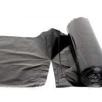 Sacs poubelles à fermeture étoilée personnalisés, imprimés, jetables, épais, durables, en HDPE/LDPE/matériel recyclé pour la collecte des déchets
