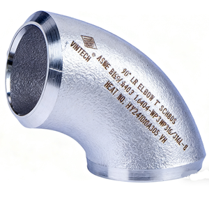 Việt Nam Bán Buôn 304/316 Thép Không Gỉ Đường Kính Bằng Hàn Mông 90 Độ Dài Bán Kính Khuỷu Tay Phụ Kiện Đường Ống Với Sandblasted - Product Image 4