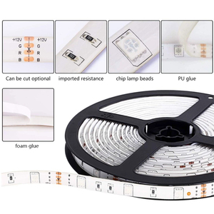 New WiFi Lưới Alexa Google Nhà RGB Không Thấm Nước Dải Ánh Sáng Bầu Không Khí Đèn Ứng Dụng Điều Khiển Từ Xa Tự Làm Led Thông Minh Tự Động Hóa Nhà - Product Image 5