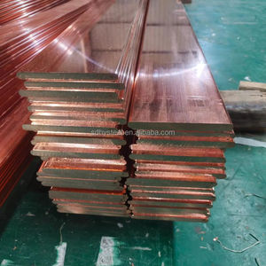 6 X25 5 X25 ASTM C11000 T2 Sammel schiene/Flachs tange aus reinem Kupfer für das Strom versorgungs system - Product Image 2